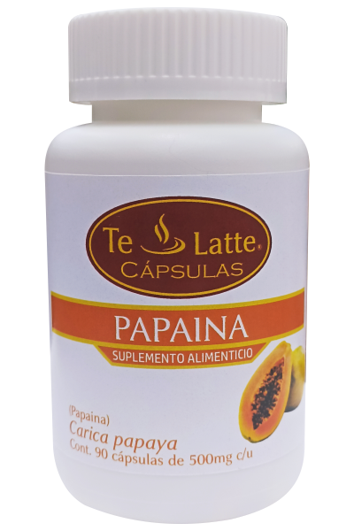 Te Latte Café - Cápsulas  de Carica papaya, PAPAINA